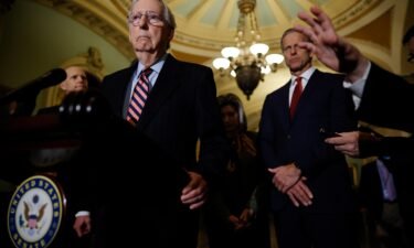 Senate Minority Leader Mitch McConnell (R-KY) responded that he would again discuss his history of voting rights and defended his record of hiring of Black staff.