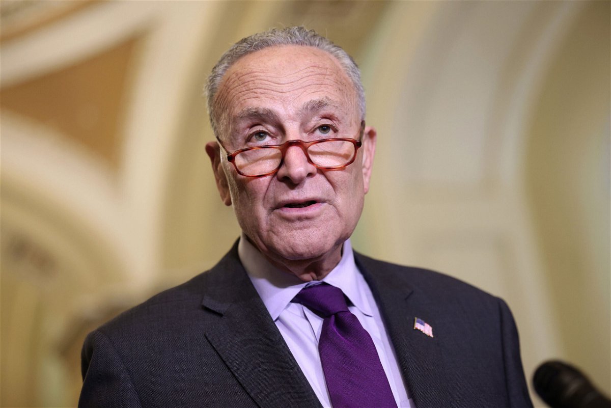 <i>Kevin Dietsch/Getty Images</i><br/>Senate Majority Leader Chuck Schumer