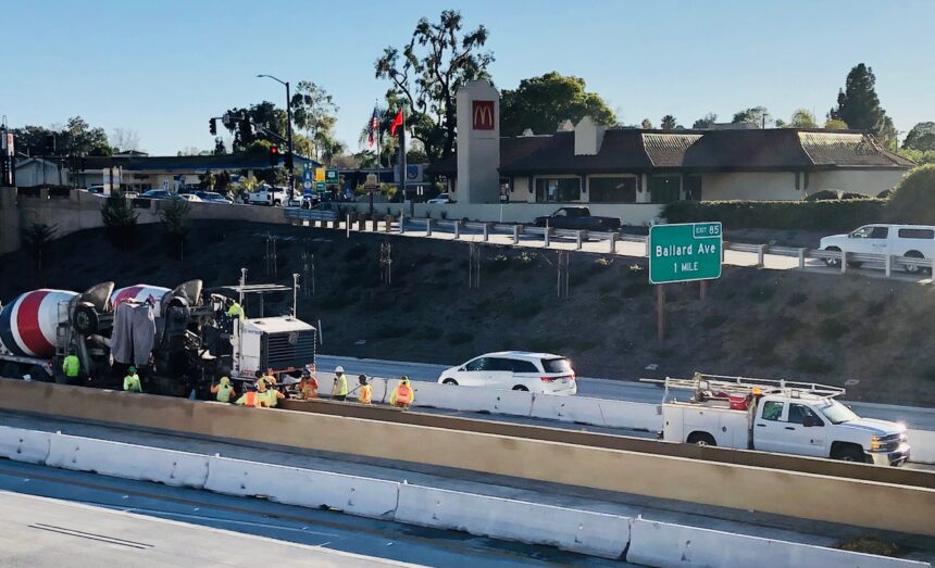 Highway 101 widening on track to open 2 new northbound lanes by ...