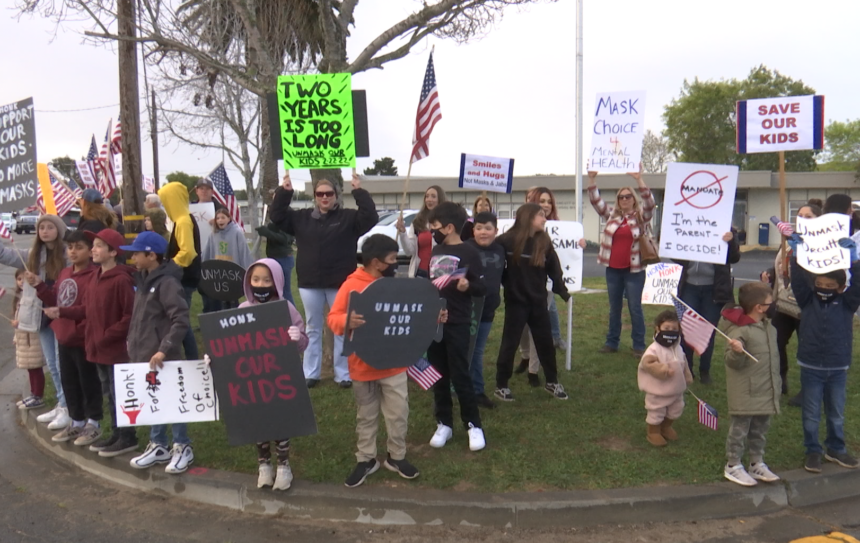 Orcutt Anti-Mask Rally