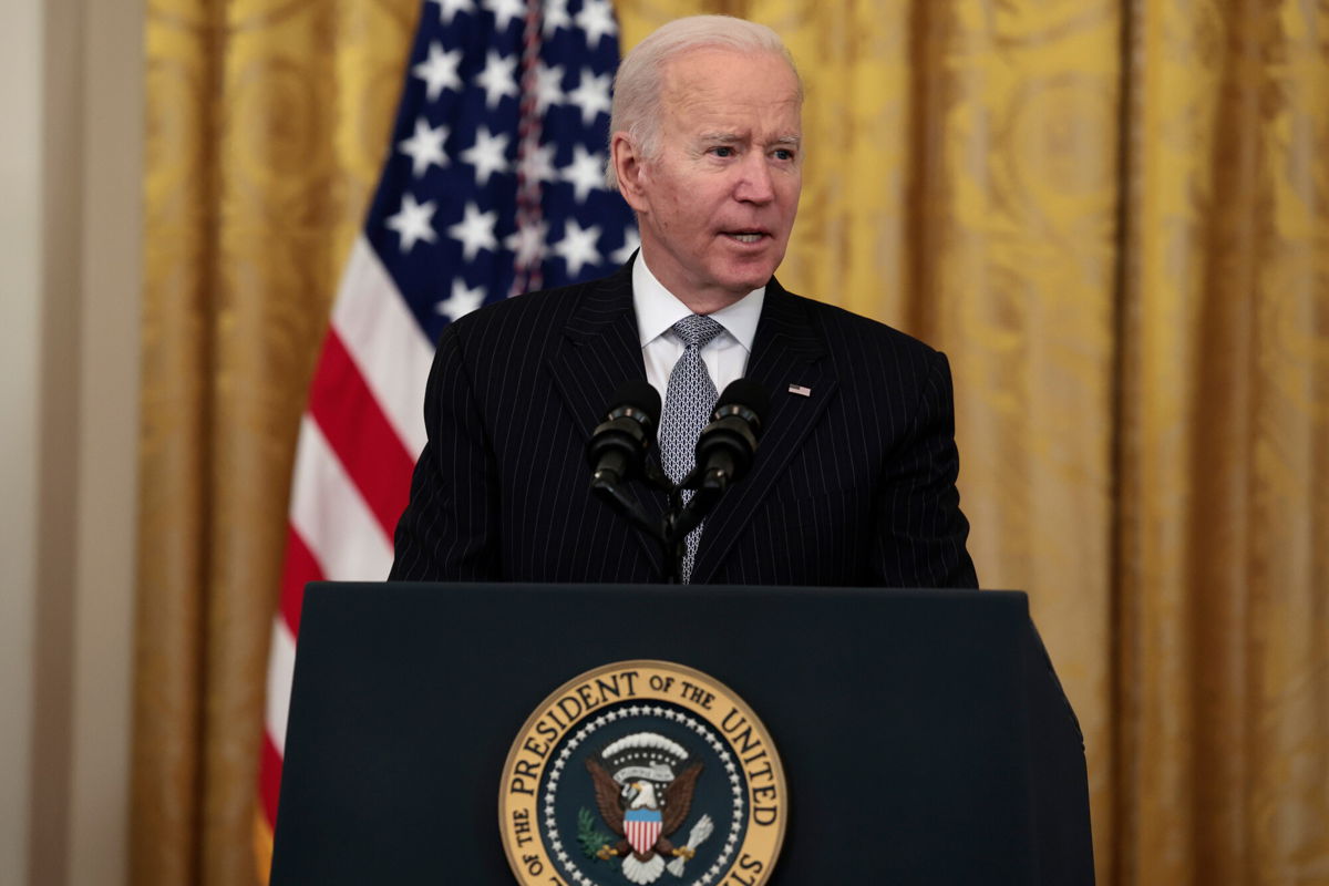 <i>Anna Moneymaker/Getty Images</i><br/>Republican attorneys general in three states filed a federal lawsuit on Thursday challenging President Joe Biden's move to raise the minimum wage for federal contractors to $15 an hour.