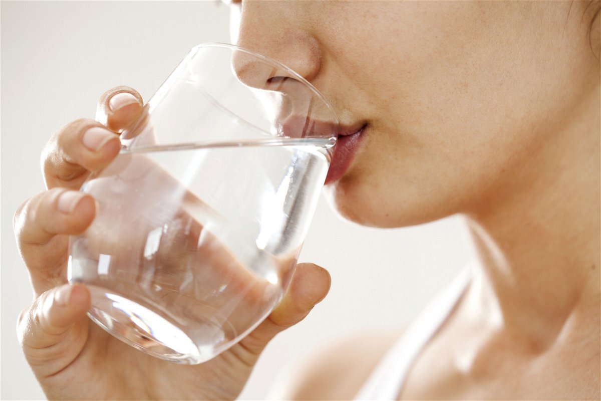 <i>sebra/Adobe Stock</i><br/>Some people think drinking a glass of water can stop hiccups.