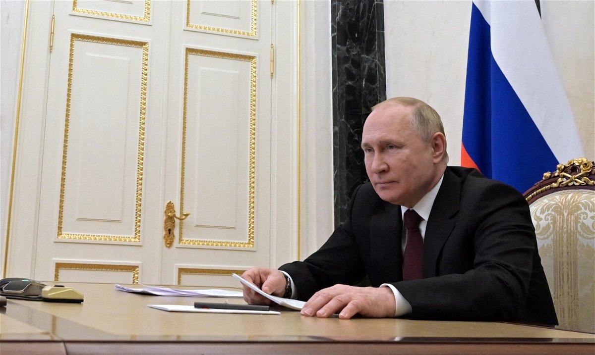 <i>Alexey Nikolsky/Sputnik/AFP/Getty Images</i><br/>White House press secretary Jen Psaki said Sunday that Russian President Vladimir Putin's decision to put Russia's deterrence forces