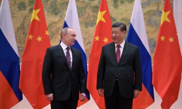 Russian President Vladimir Putin and Chinese leader Xi Jinping meet in Beijing on February 4. As Russian missiles flew through the Ukrainian sky and world leaders decried an invasion spreading across the country