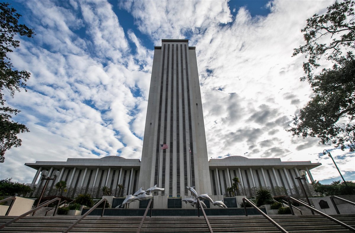 <i>Mark Wallheiser/Getty Images</i><br/>A view of the Florida State Capitol building in Tallahassee