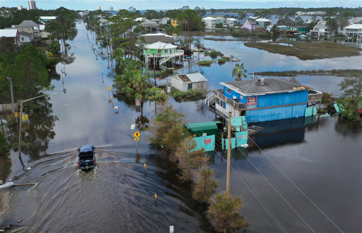 <i>Joe Raedle/Getty Images</i><br/>Flooding in Gulf Shores