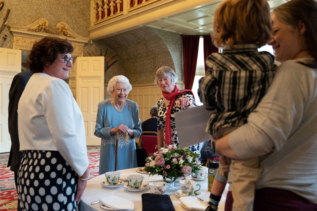 <i>Joe Giddens/Pool/AFP/Getty Images</i><br/>The Queen spoke with representatives from Little Discoverers
