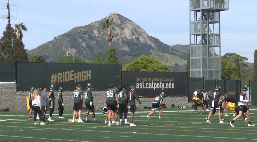 Cal Poly football practice