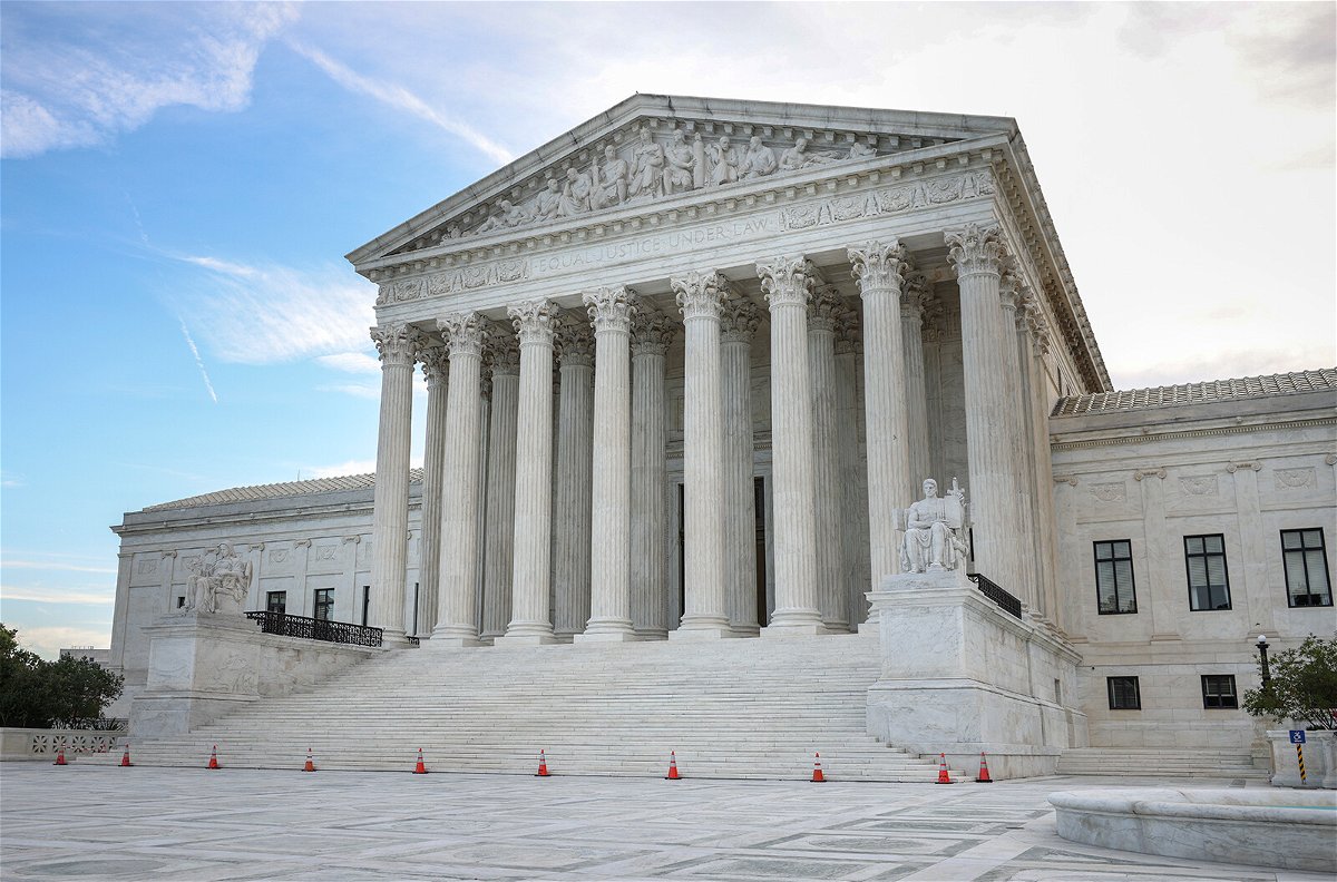 <i>Kevin Dietsch/Getty Images</i><br/>The Supreme Court on Monday night denied requests from Republicans challenging congressional maps in North Carolina and Pennsylvania that had been approved by other courts.