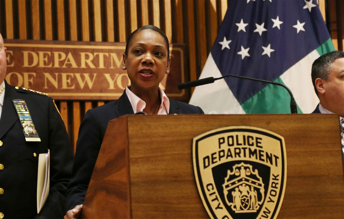 <i>Terrence Jennings/Redux</i><br/>New York City Police Department Commissioner Keechant L. Sewell said the city's new Neighborhood Safety Teams have gone through extensive training.