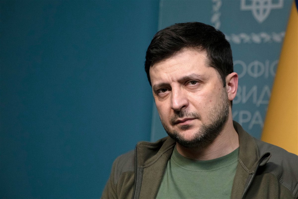 <i>Laurent Van Der Stockt/Le Monde/Getty Images</i><br/>US and European officials have been discussing how the West would support a government in exile helmed by Ukrainian President Volodymyr Zelensky should he have to flee Kyiv.