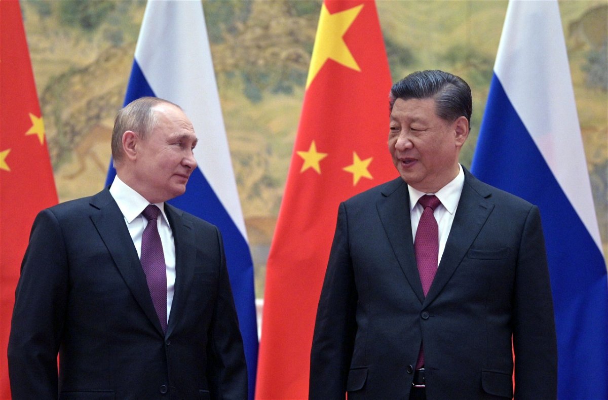<i>ALEXEI DRUZHININ/Sputnik/AFP/Getty Images</i><br/>Vladimir Putin and Xi Jinping are close allies