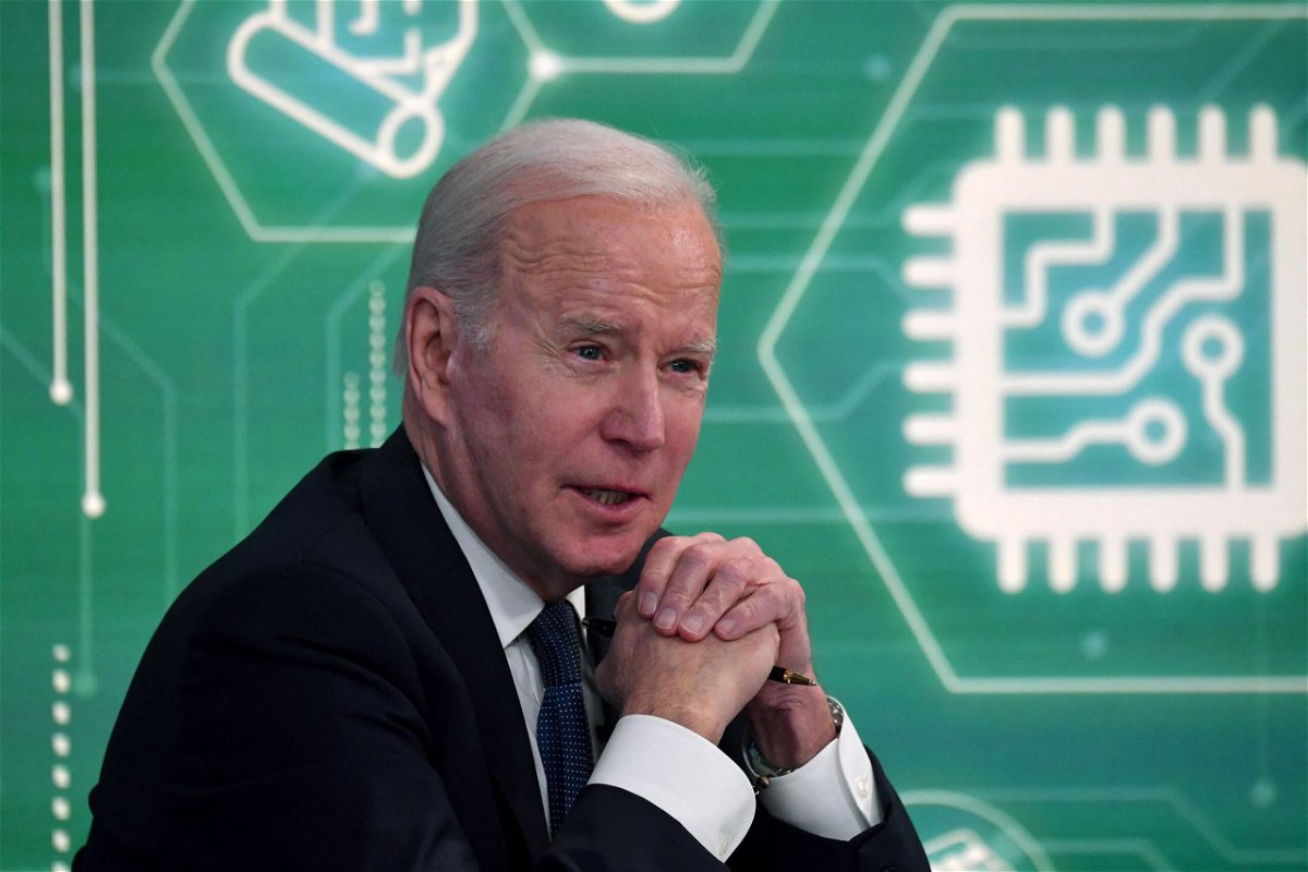 <i>NICHOLAS KAMM/AFP/Getty Images</i><br/>President Joe Biden on March 10 suggested the new consumer price index report showing soaring inflation reflected the pinch Americans are feeling due to the Russian invasion of Ukraine and other factors.