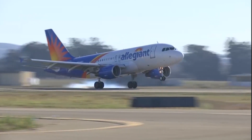 Allegiant Air announces reduction of service from Santa Maria to Las