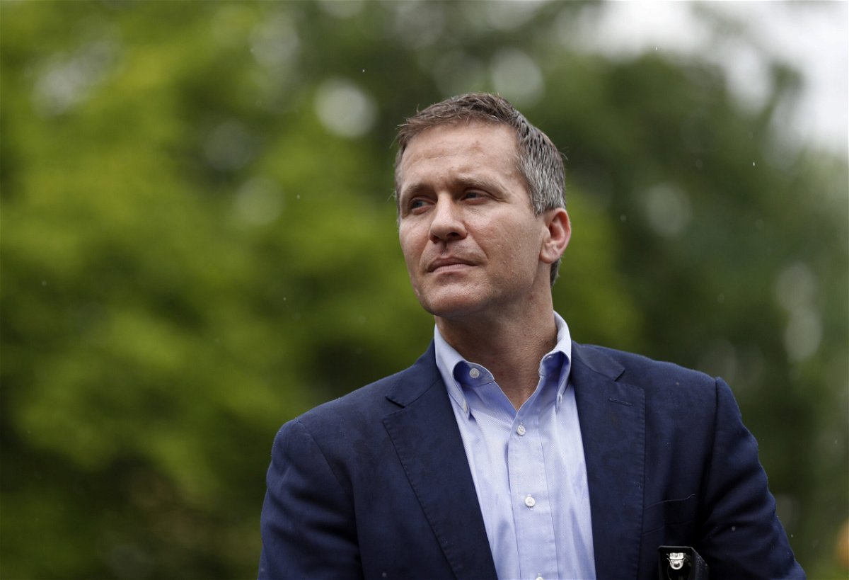 <i>Jeff Roberson/AP</i><br/>Then Missouri Gov. Eric Greitens is under fire from his ex-wife.