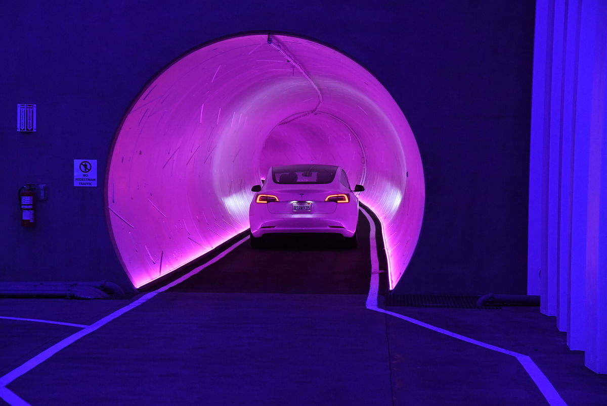 The Boring Company offers a look inside a Las Vegas loop station