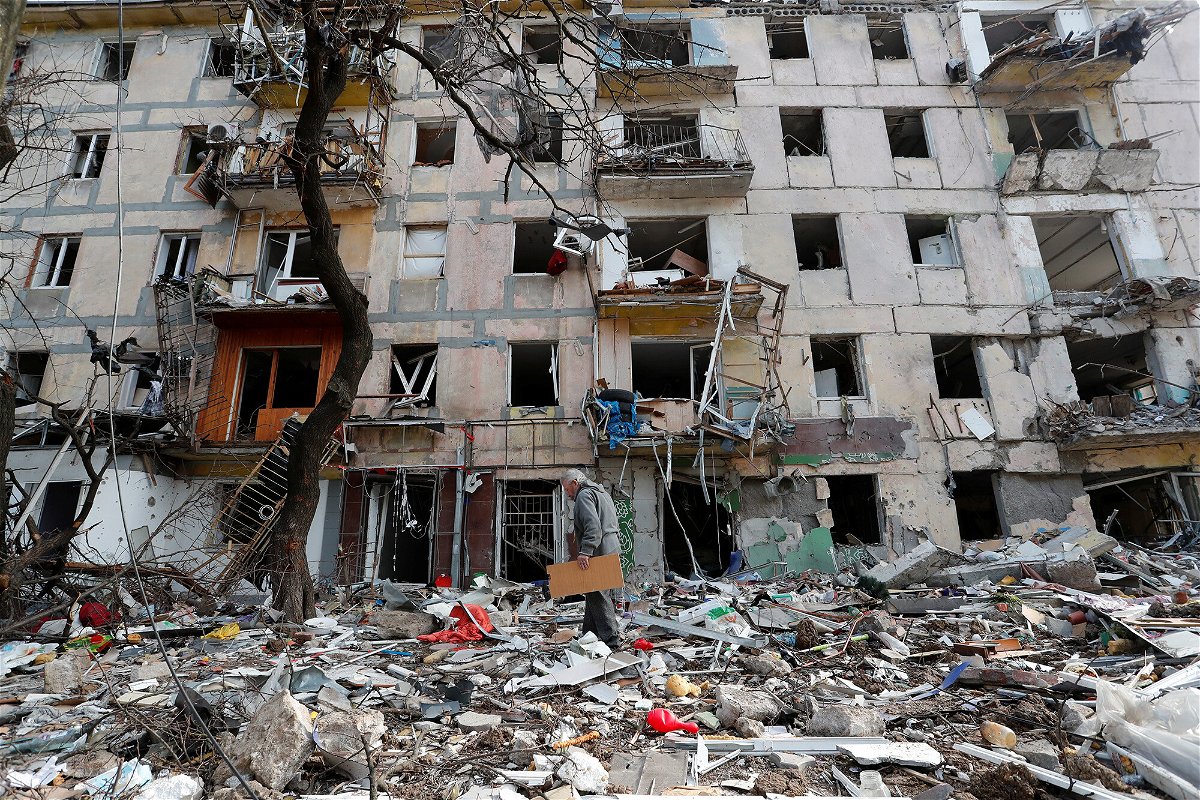 <i>Alexander Ermochenko/Reuters</i><br/>A view shows a residential building