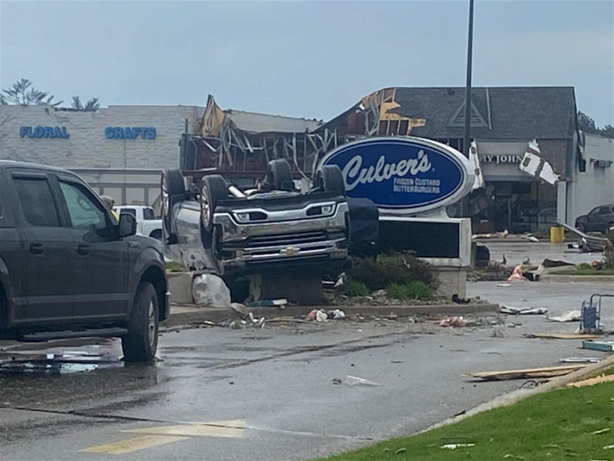 <i>Steven Bischer</i><br/>A tornado quickly moved through Gaylord in the northern Lower Peninsula of Michigan