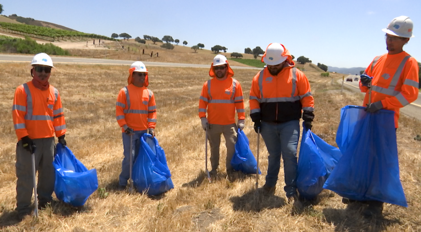 Central Coast Crews Help Clean Highways For Caltrans Annual Litter ...