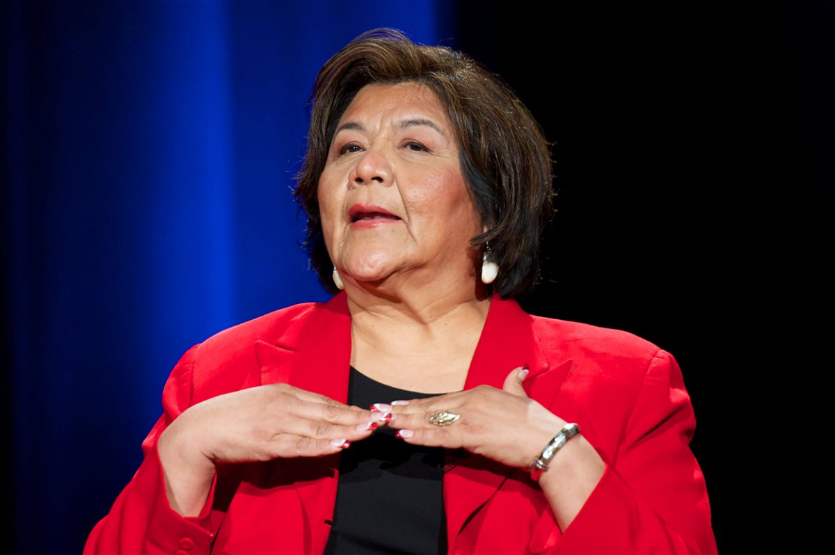 <i>Earl Gibson III/WireImage/Getty Images</i><br/>Cecelia Fire Thunder was impeached while president of the Oglala Sioux Tribe after vowing to build an abortion clinic on the reservation.