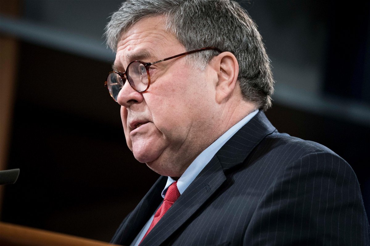 <i>Sarah Silbiger/Getty Images</i><br/>Former Attorney General William Barr on June 2 met with the House select committee investigating the January 6 insurrection at the US Capitol as CNN spotted him inside a room used by the panel to conduct interviews.