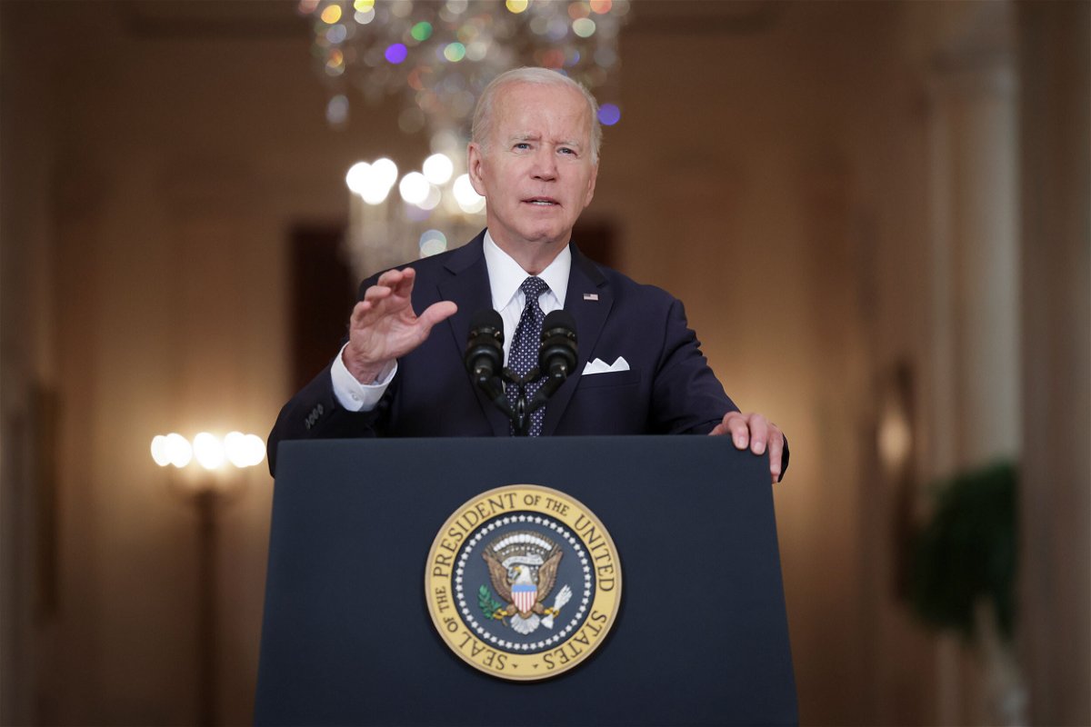 <i>Kevin Dietsch/Getty Images</i><br/>President Joe Biden tried to turn a string of horrific mass shootings into momentum June 2