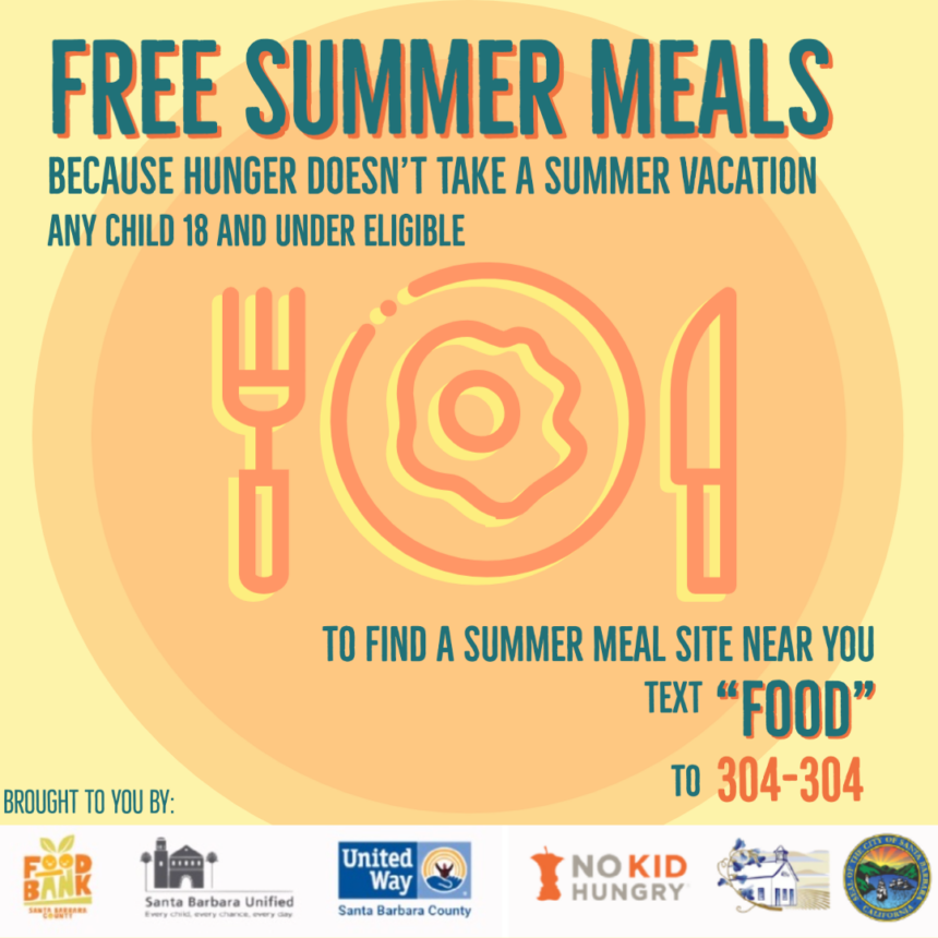 Program offers free summer meals for kids in Santa Barbara County