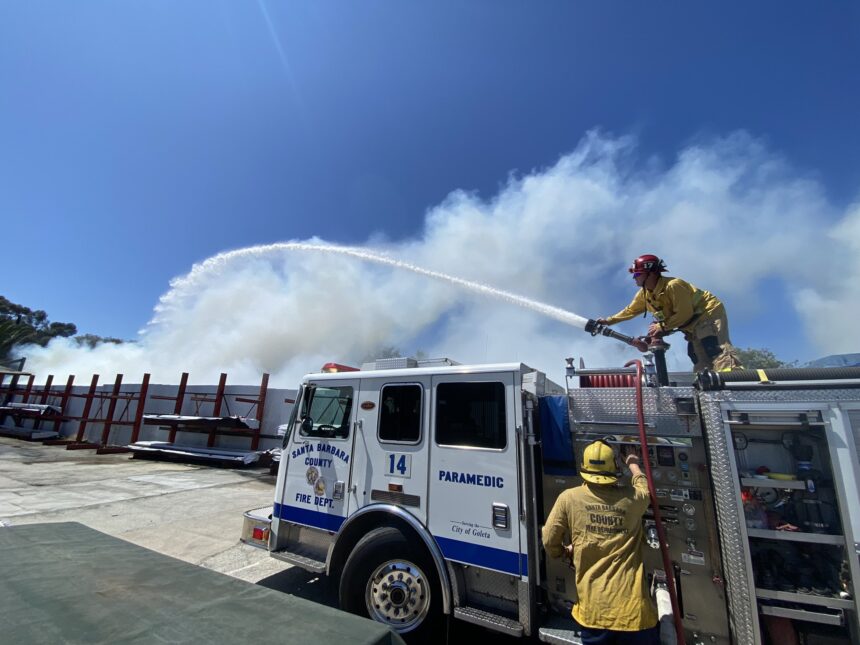 Santa Barbara County Fire Crews Stop Forward Progress Of Brush Fire In ...