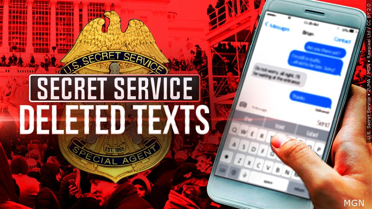Secret Service Jan. 6 texts erased despite Congress' request News