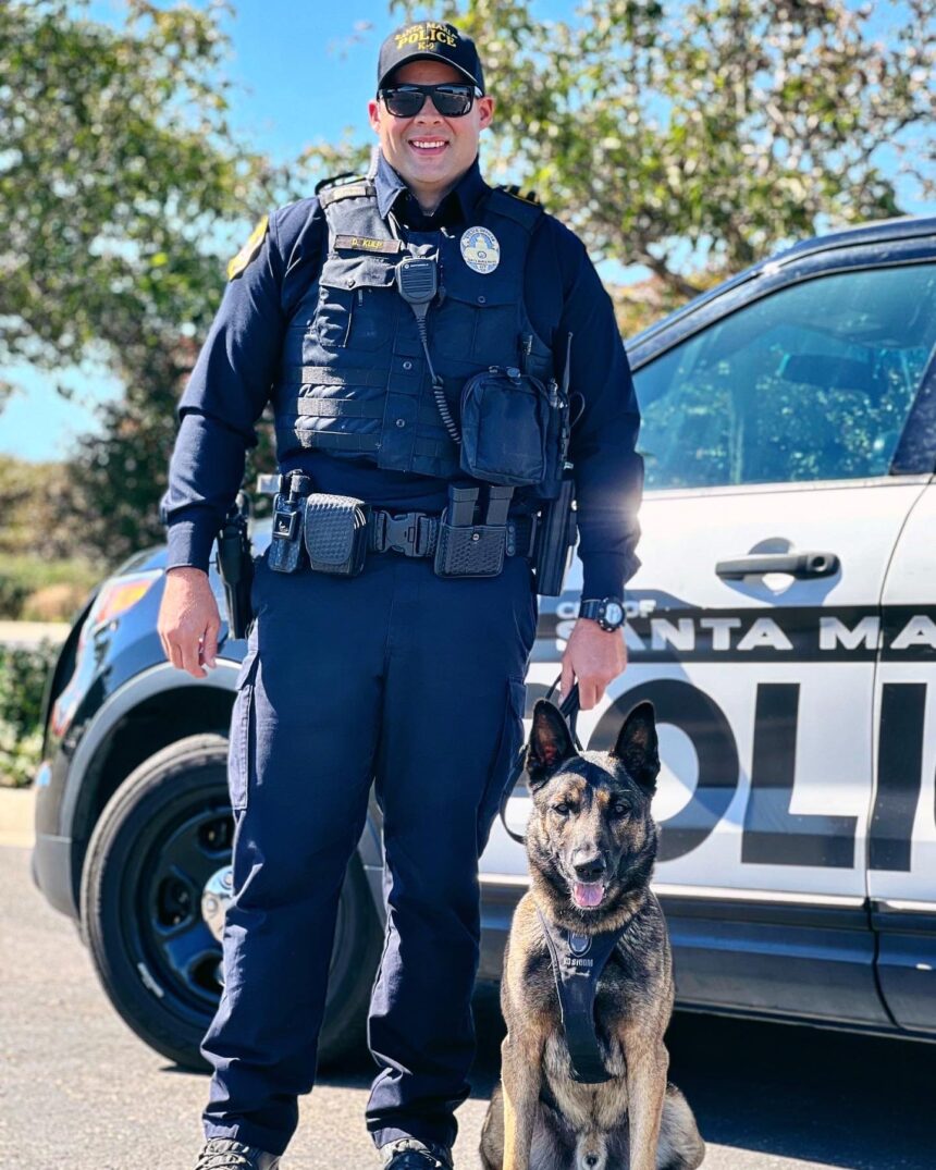 Santa Maria Police welcomes new police dog | News Channel 3-12