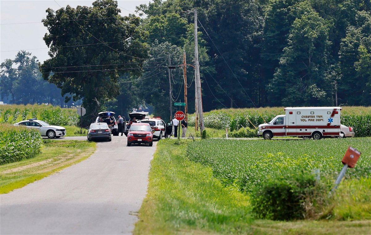 <i>Nick Graham/Dayton Daily News/AP</i><br/>The incident at the FBI's Cincinnati office led to a chase into rural Ohio and a standoff that ended with law enforcement shooting the suspect.