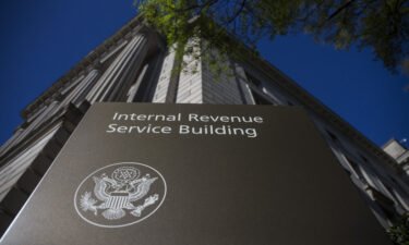 The Democrats' Inflation Reduction Act calls for delivering nearly $80 billion to the IRS over 10 years. The IRS building is pictured here in April 2019.