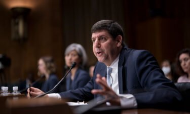 Steve Dettelbach testifies before the Senate Judiciary Committee during his confirmation hearing