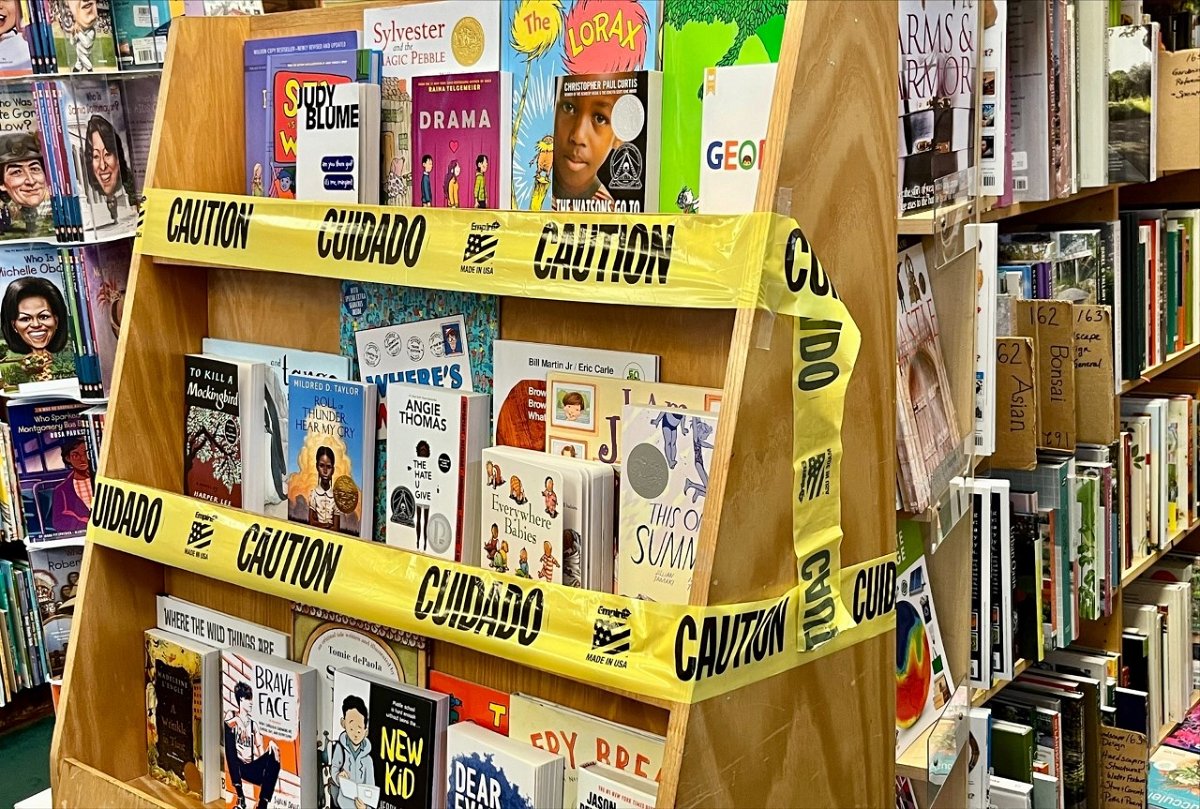 Banned books fill shelves at libraries, book stores and the annual