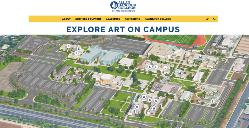 Hancock College online art map