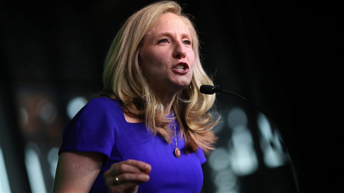 <i>Win McNamee/Getty Images</i><br/>Rep. Abigail Spanberger speak in June 2019 in Richmond