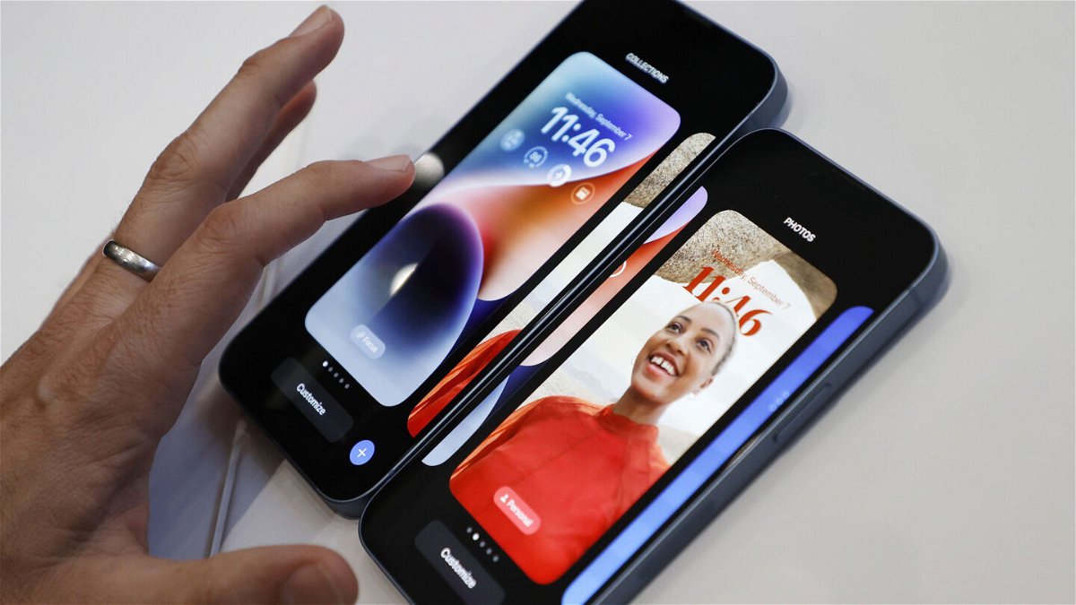 <i>JOHN G MABANGLO/EPA-EFE/Shutterstock</i><br/>Apple's new iPhone 14