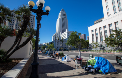 States that recorded the biggest increase in their homeless populations