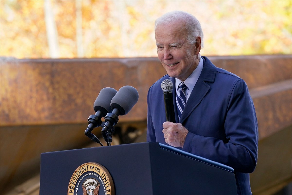 <i>Patrick Semansky/AP</i><br/>President Joe Biden on October 20 seized on recent comments from House Minority Leader Kevin McCarthy calling into question future Ukraine aid.