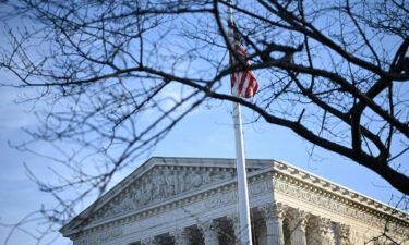 The Supreme Court on October 11 threw out a lower court ruling that said undated mail-in ballots in a Pennsylvania judicial race had to be counted. The US Supreme Court is seen in Washington