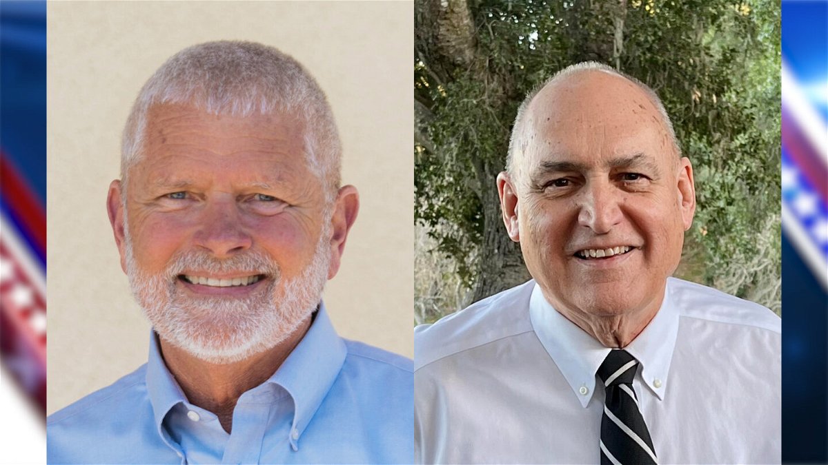 San Luis Obispo County Board of Supervisors District 2 candidates, Bruce Gibson (left), Bruce Jones (right). (KEYT)