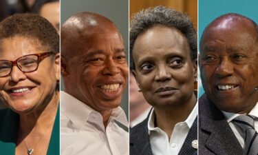 Four of the largest cities in America will be led by Black mayors. Pictured