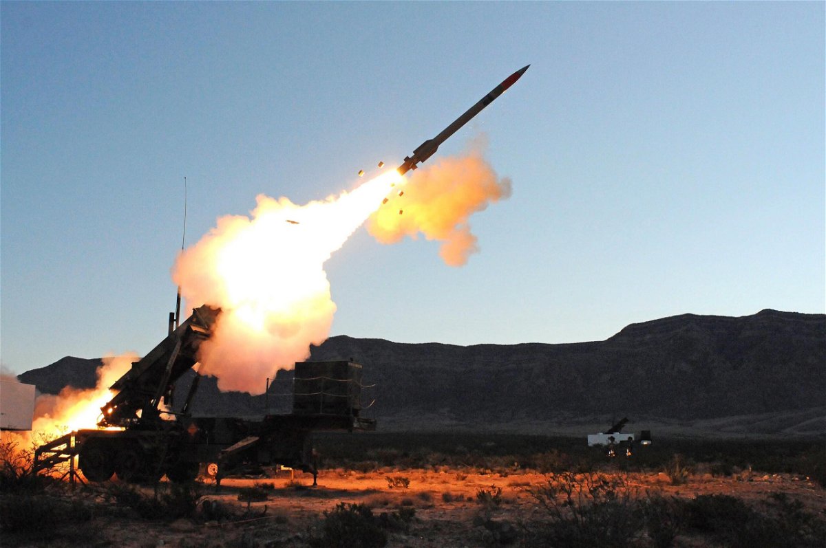 <i>Jason Cutshaw/US Army</i><br/>The Army test fires a Patriot missile in 2019. The Biden administration is finalizing plans to send the Patriot missile defense system to Ukraine.