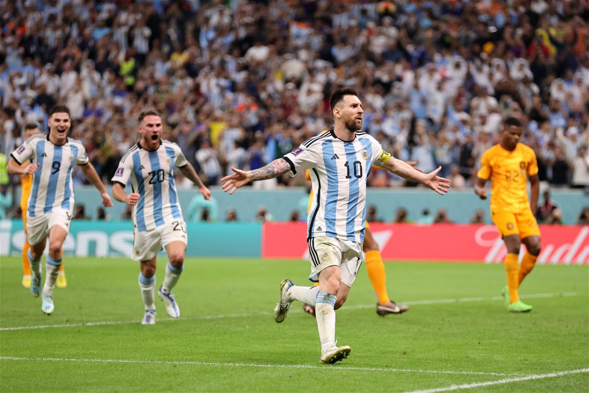 <i>Clive Brunskill/Getty Images Europe/Getty Images</i><br/>Lionel Messi and Argentina came out on top in a tense match against the Netherlands.