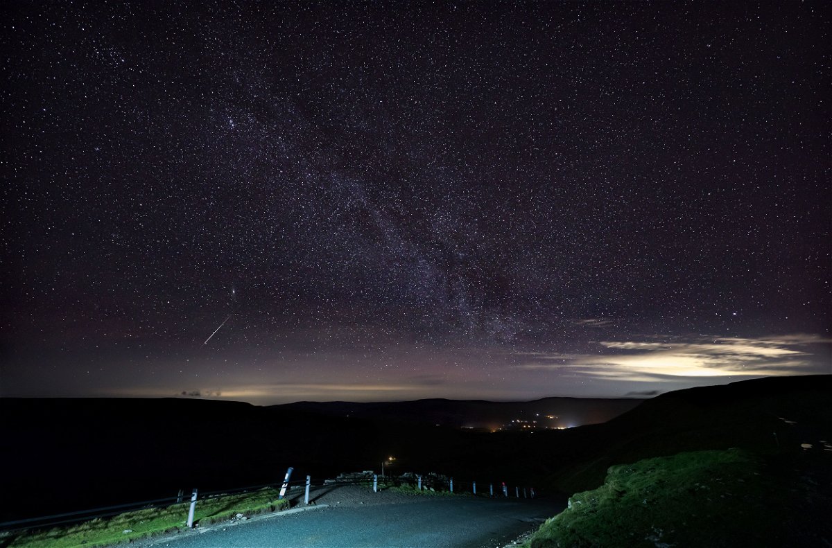 <i>Andrew Ward/Adobe Stock</i><br/>The Ursids meteor shower celestial event will be the last meteor shower of 2022. A meteor from the Ursids shower is pictured in this view from the Yorkshire Dales National Park