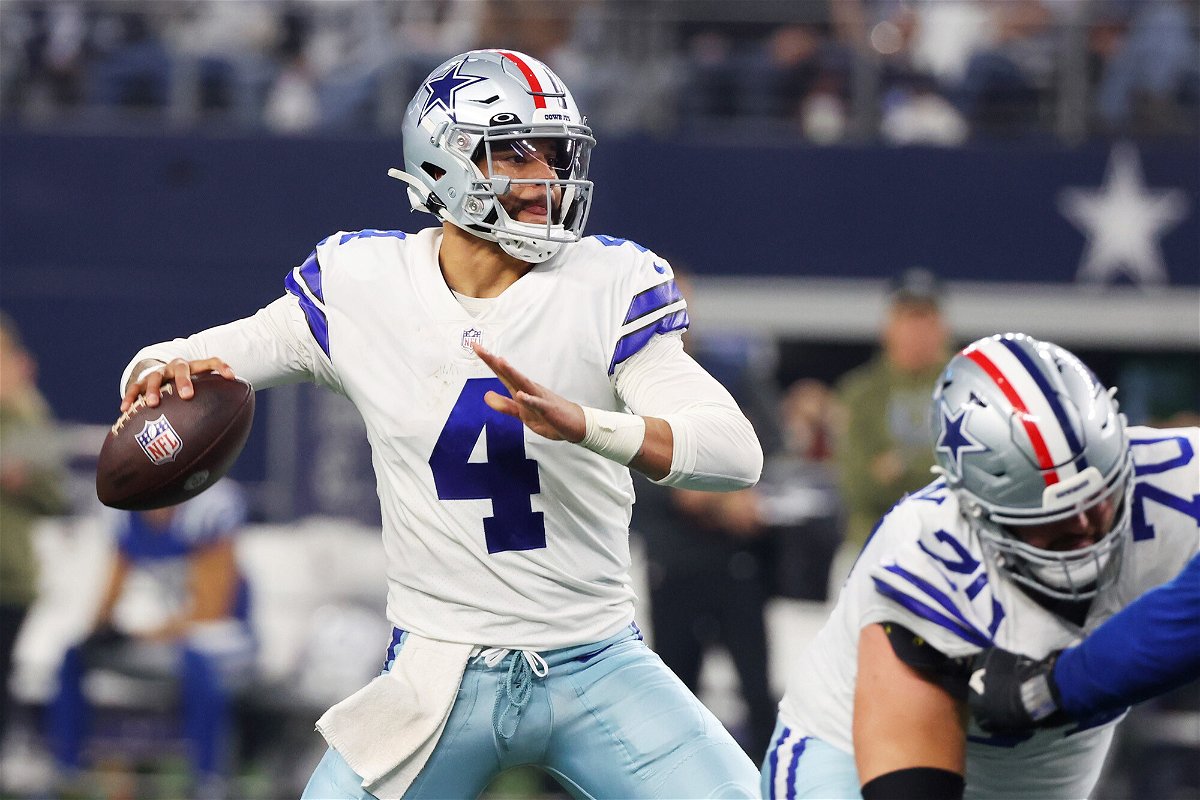 <i>Richard Rodriguez/Getty Images</i><br/>All three of Prescott's thrown touchdowns came in the third quarter before the Cowboys' final quarter onslaught.