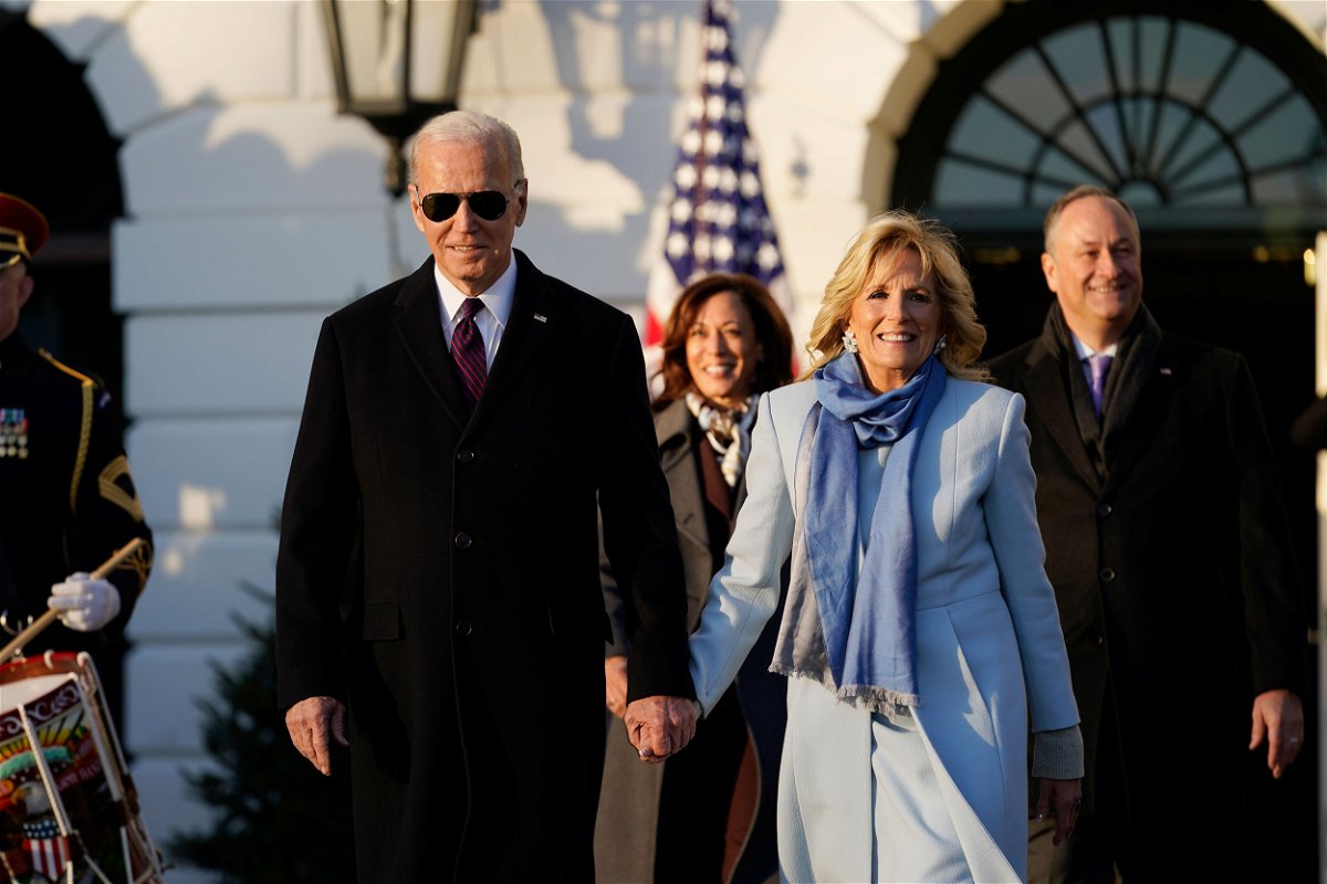<i>Patrick Semansky/AP</i><br/>President Joe Biden (left) and first lady Jill Biden
