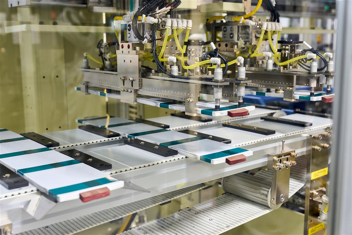 <i>Roger Mastroianni for Ultium Cells LLC</i><br/>The Biden administration is issuing a $2.5 billion loan to help start three lithium battery manufacturing hubs. Pictured is the Ultium Cells facility in Warren
