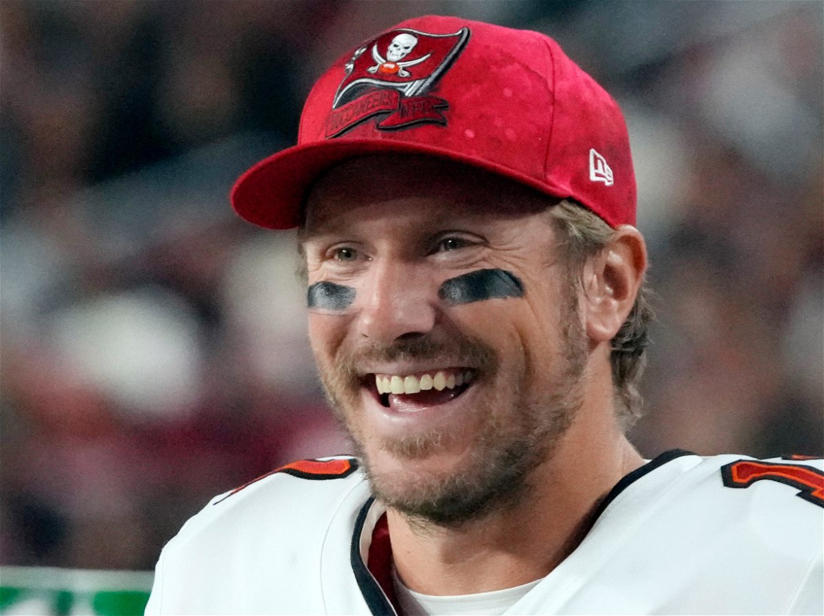 <i>Rick Scuteri/AP</i><br/>Tampa Bay Buccaneers quarterback Blaine Gabbert used jet skis to help rescue the occupants of a helicopter after it crash landed in the water on Thursday