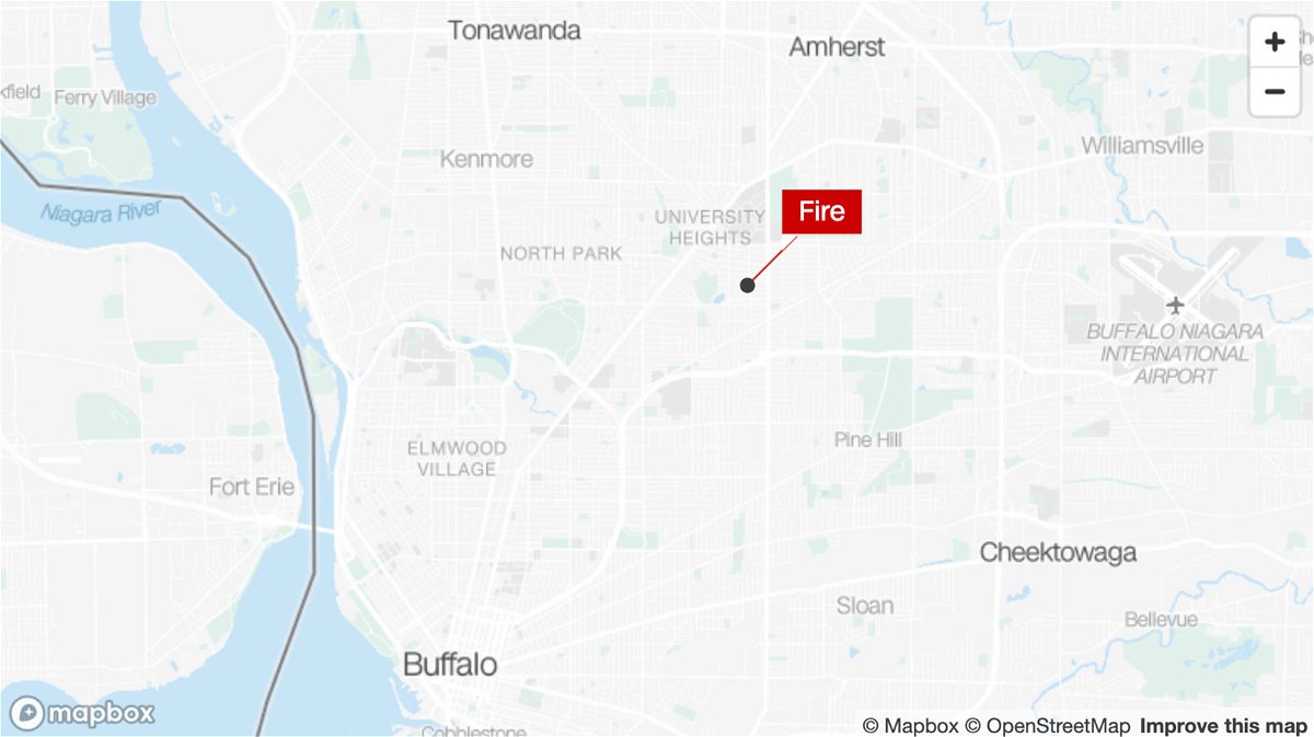 <i>Mapbox</i><br/>Three children have died and three other children and grandmother are hospitalized in Buffalo